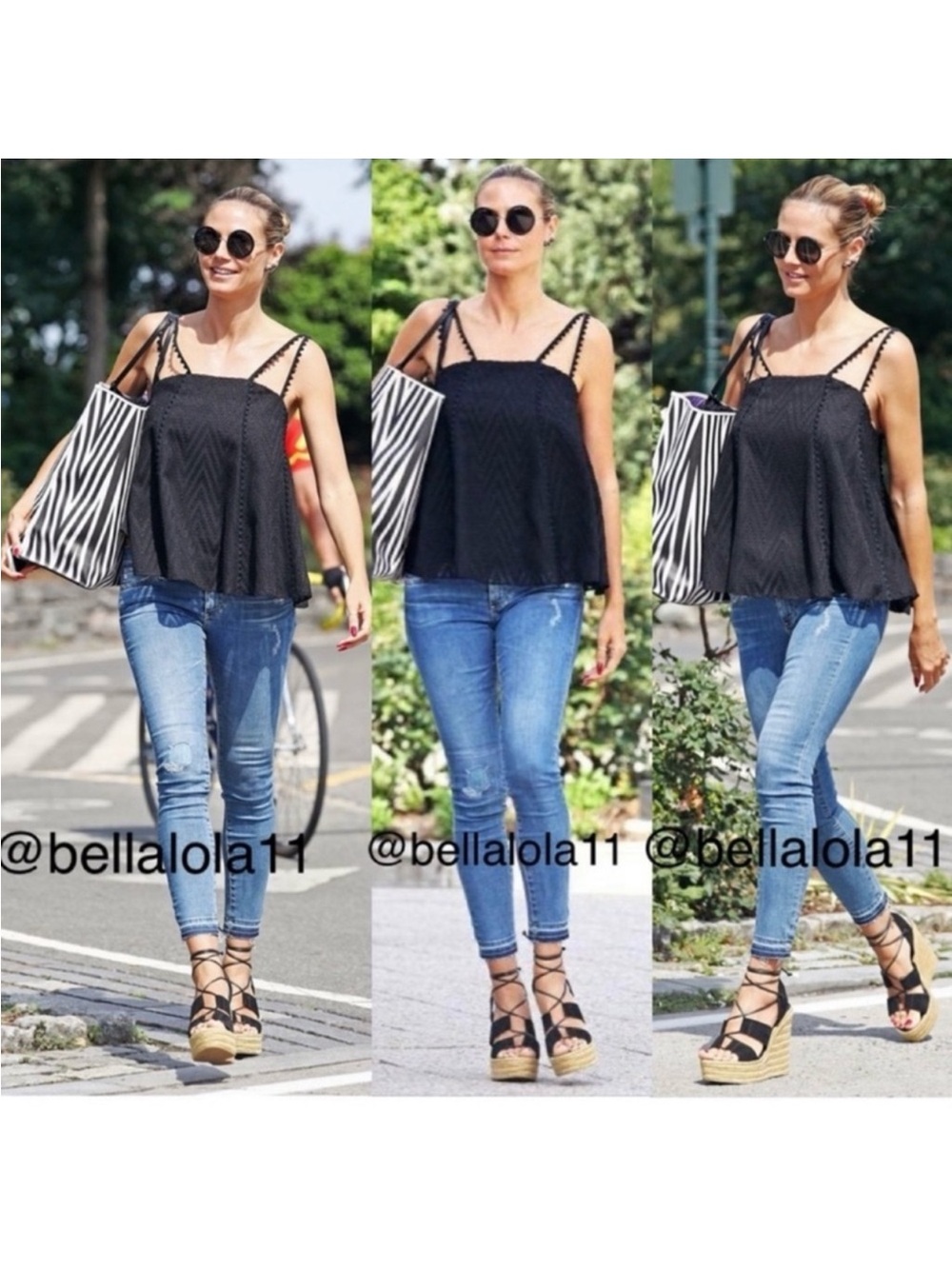 AUTHENTIC YSL SUEDE LACE UP WEDGES - Picture 3 of 15